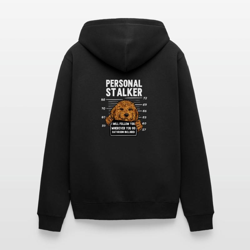 Cavapoo Cavoodle Capoodle Dog Unisex Premium Organic Zip Hoodie