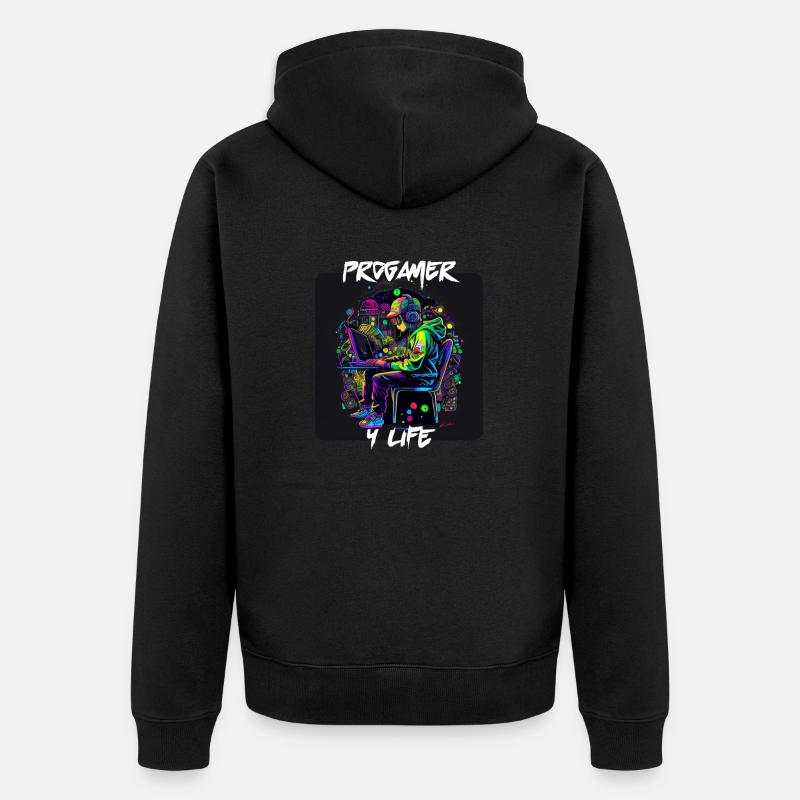 Progamer 4 Vie 2 - Veste à capuche bio Premium Unisexe - noir