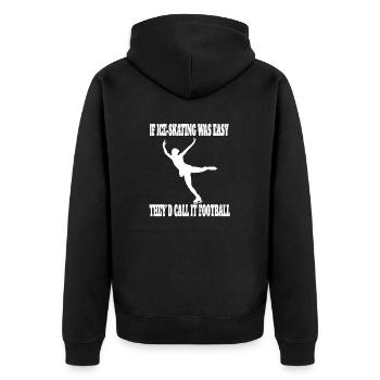 Patinage artistique Patinage artistique - Veste à capuche bio Premium Unisexe - noir - Dos - Nico (187cm)