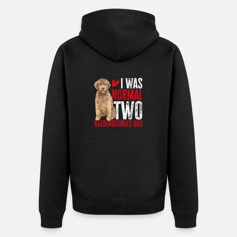 Goldendoodle Doodle Chien - Veste à capuche bio Premium Unisexe - noir