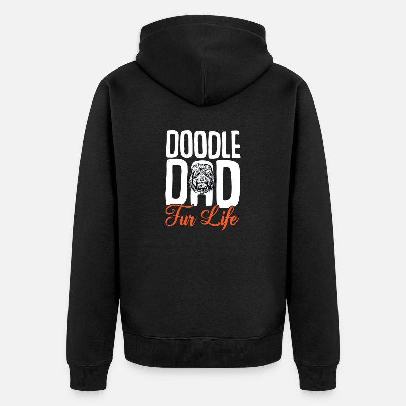 Goldendoodle Doodle Chien - Veste à capuche bio Premium Unisexe - noir