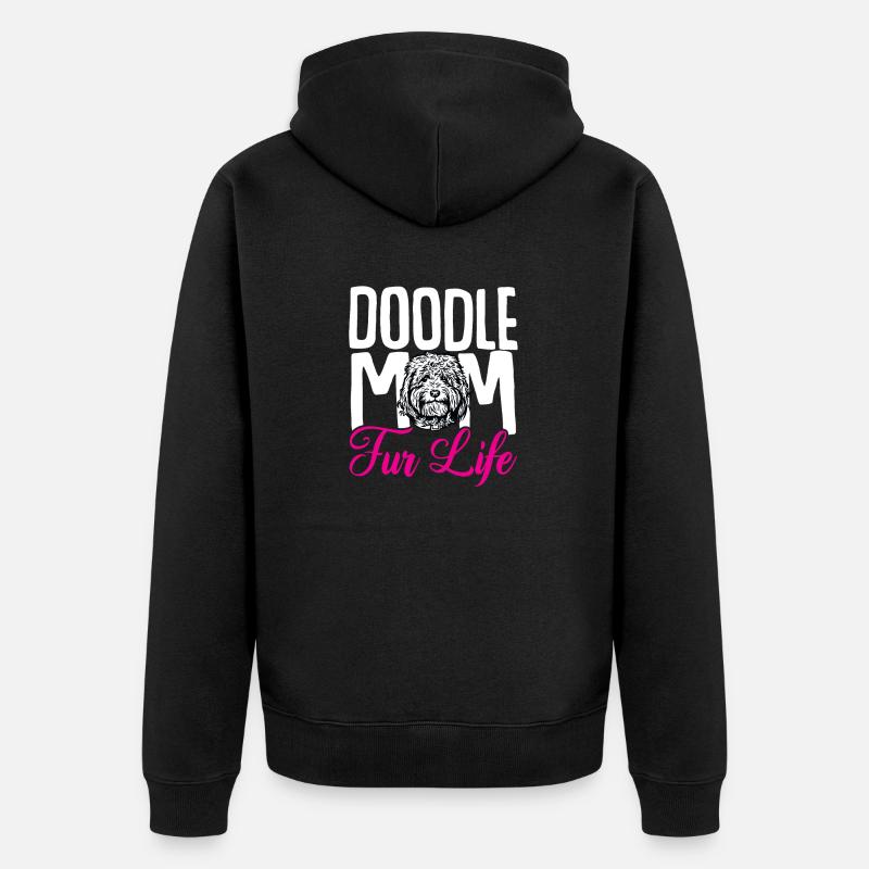 Goldendoodle Doodle Chien - Veste à capuche bio Premium Unisexe - noir