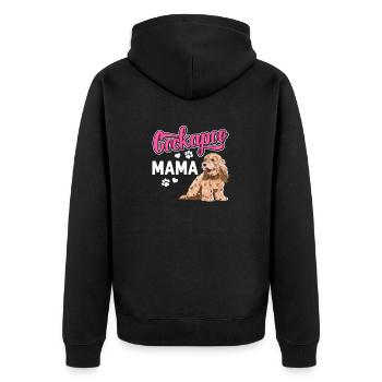 Cockapoo Chien - Veste à capuche bio Premium Unisexe - noir - Dos - Nico (187cm)