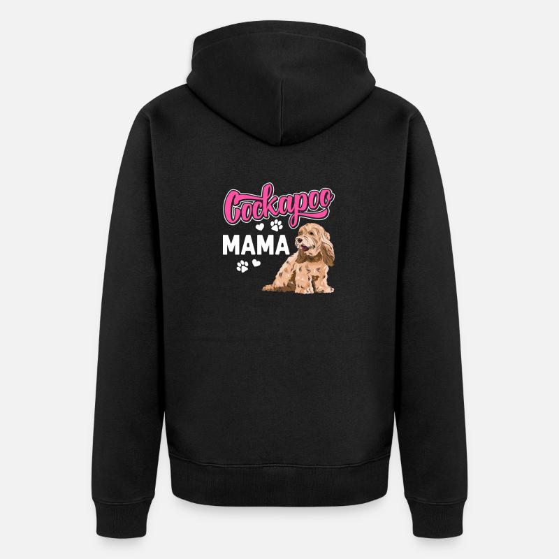 Cockapoo Chien - Veste à capuche bio Premium Unisexe - noir