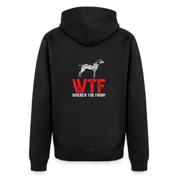 Chien GSP allemand à poil court - Veste à capuche bio Premium Unisexe - noir - Dos - Nico (187cm)