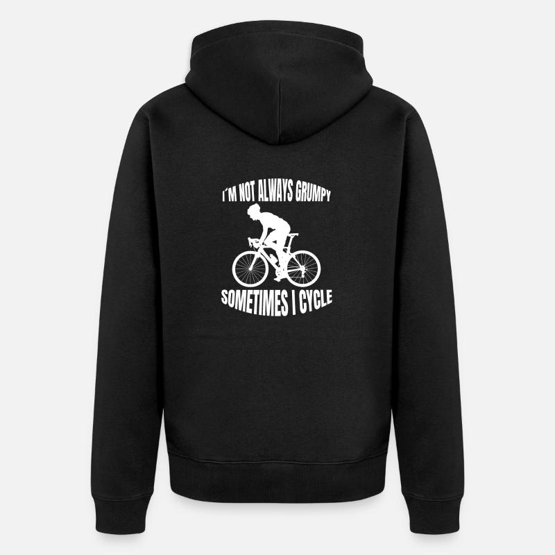 Vélo Vélo VTT Tour - Veste à capuche bio Premium Unisexe - noir