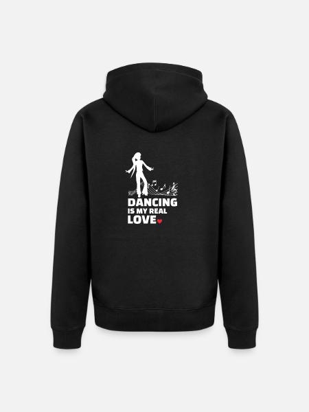 J’adore danser - Veste à capuche bio Premium Unisexe - noir