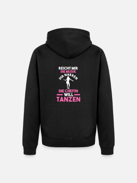 Tanzen Party Musik Tänzer - Unisex Premium Bio Zip Hoodie - Schwarz