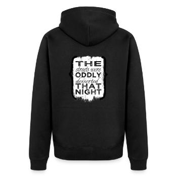 tasses à café Auteur de livres Geek Fun Lecture Auteurs - Veste à capuche bio Premium Unisexe - noir - Dos - Nico (187cm)