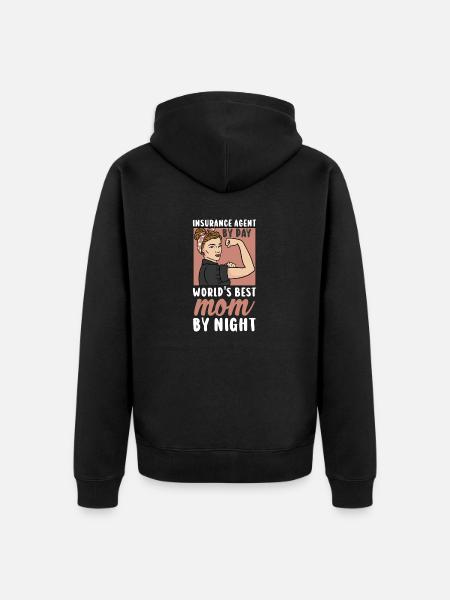 Insurance Agent Appraiser Insurance Broker - Unisex Premium Organic Zip Hoodie - black