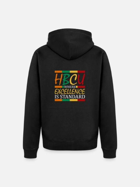Coyote Hunter - Unisex Premium Organic Zip Hoodie - black