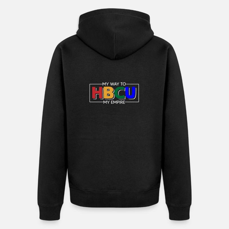 Chasseur de coyotes - Veste à capuche bio Premium Unisexe - noir