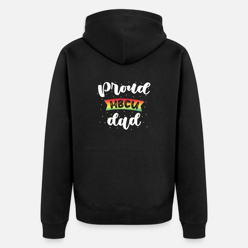 Chasseur de coyotes - Veste à capuche bio Premium Unisexe - noir