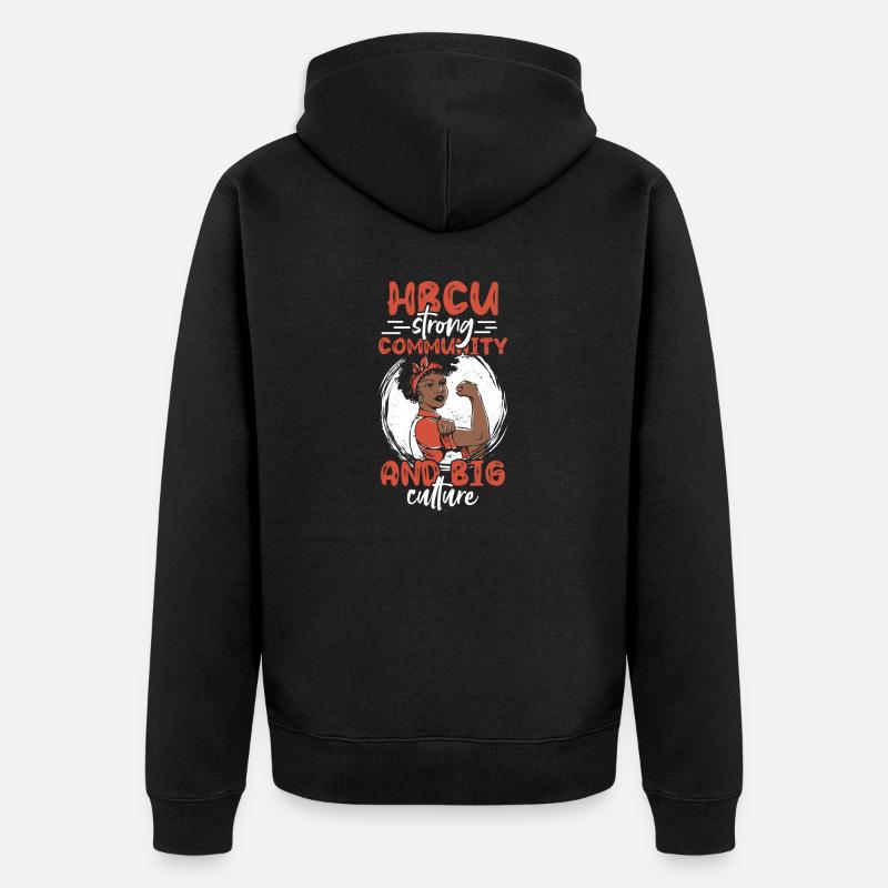 Chasseur de coyotes - Veste à capuche bio Premium Unisexe - noir