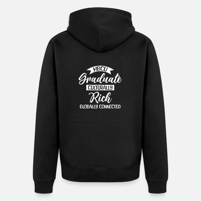Chasseur de coyotes - Veste à capuche bio Premium Unisexe - noir