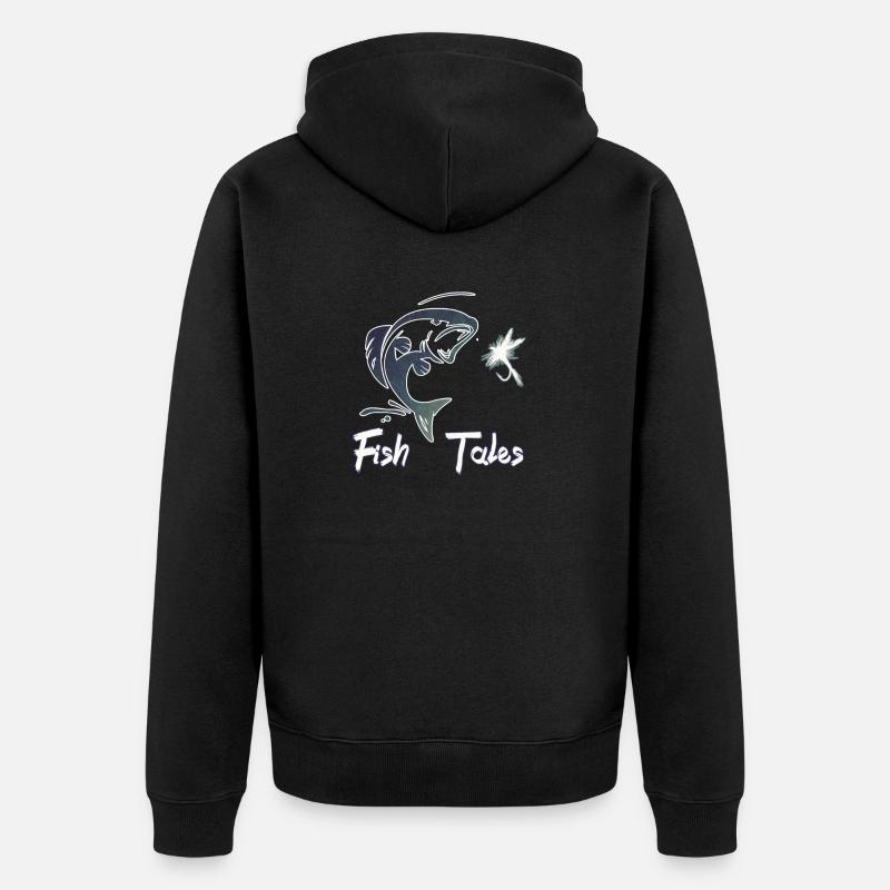 Pêche - Veste à capuche bio Premium Unisexe - noir