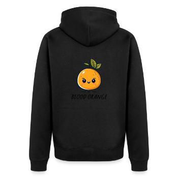 Blood Orange - Veste à capuche bio Premium Unisexe - noir - Dos - Nico (187cm)