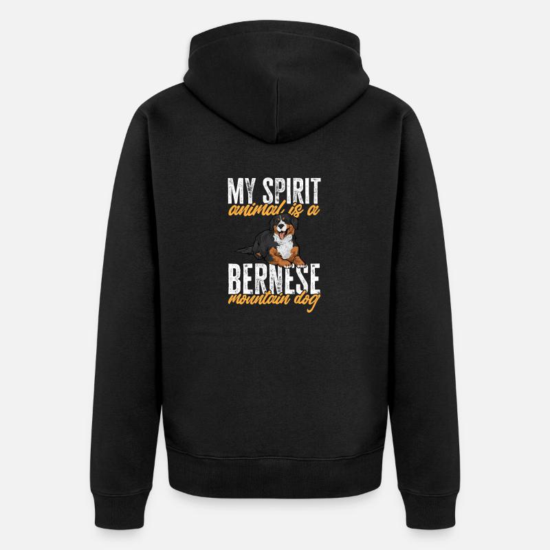 Bouvier bernois - Veste à capuche bio Premium Unisexe - noir