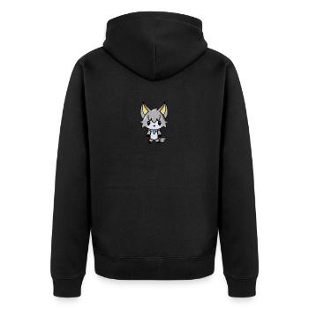 Wolfhound Vampire Emo - Veste à capuche bio Premium Unisexe - noir - Dos - Nico (187cm)