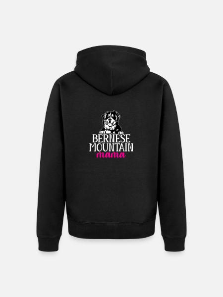 Bernese Mountain Dog - Unisex Premium Organic Zip Hoodie - black
