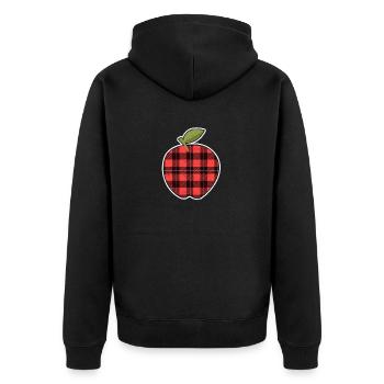 Buffalo Apple souhaite la bienvenue aux enseignants de retour à l’école - Veste à capuche bio Premium Unisexe - noir - Dos - Nico (187cm)