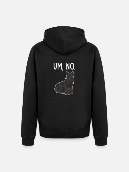 Scottish Terrier Scottie Dog - Unisex Premium Organic Zip Hoodie - black