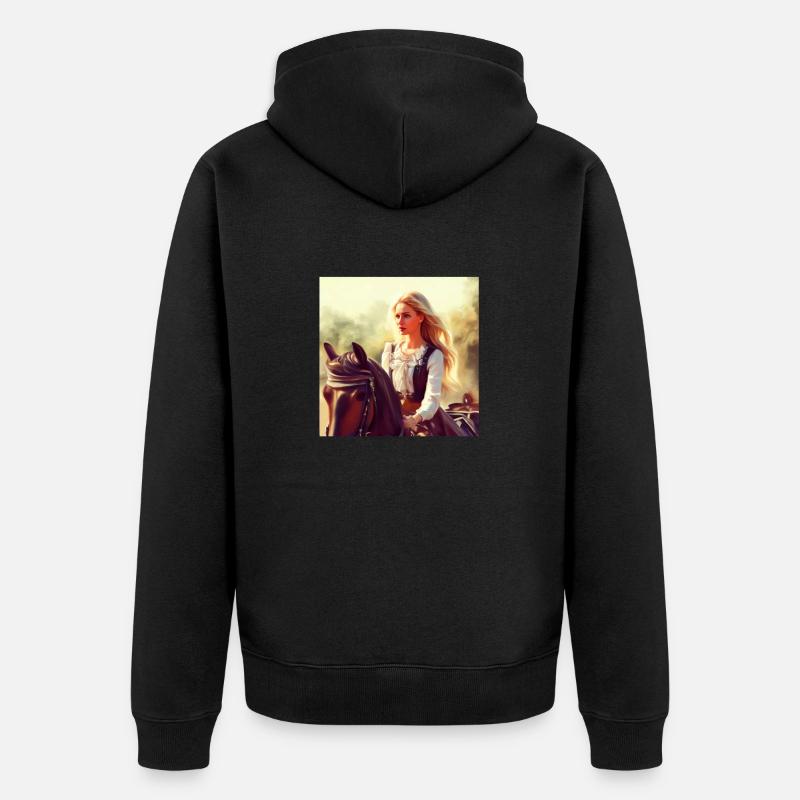 BLONDIE - Veste à capuche bio Premium Unisexe - noir
