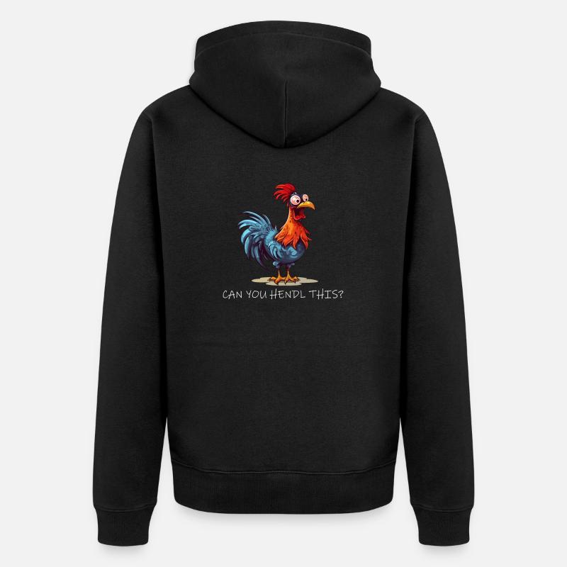 Pouvez-vous Hendl ceci - Veste à capuche bio Premium Unisexe - noir