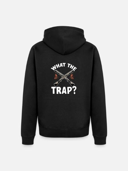 Trapschießen Skeet Tontaubenschießen - Unisex Premium Bio Zip Hoodie - Schwarz