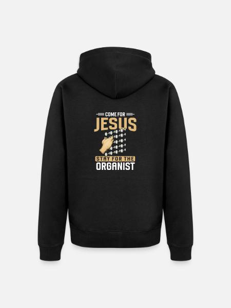 Organist: Organist, Kyrkoorganist, Orgel - Ekologisk premiumluvjack unisex - svart