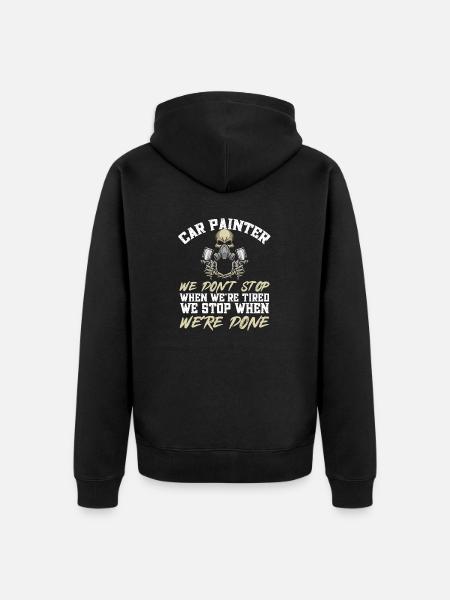 Body Painter Car Painter Painter - Unisex Premium Organic Zip Hoodie - black