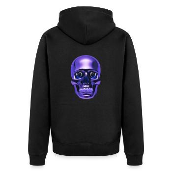 Dia de los Muortos - Jour des morts - Veste à capuche bio Premium Unisexe - noir - Dos - Nico (187cm)