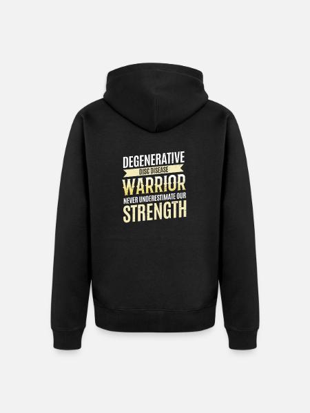 Discopathie dégénérative Krieger Ddd - Veste à capuche bio Premium Unisexe - noir