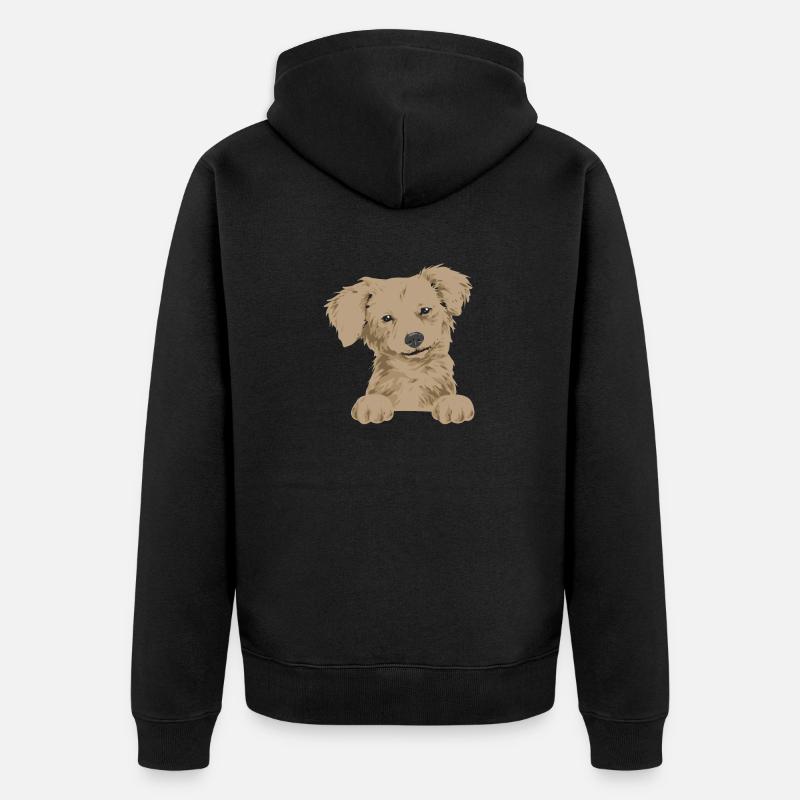 Chiweenie Chien - Veste à capuche bio Premium Unisexe - noir