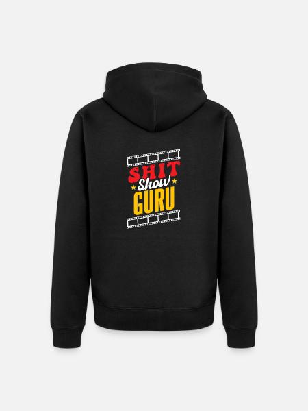 Shit Show Guru - Unisex Premium Organic Zip Hoodie - black
