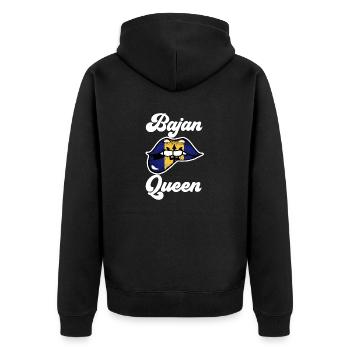 Drapeau de la Barbade Bayan barbadien - Veste à capuche bio Premium Unisexe - noir - Dos - Nico (187cm)