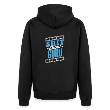 Shit Show Guru - Veste à capuche bio Premium Unisexe - noir - Dos - Nico (187cm)