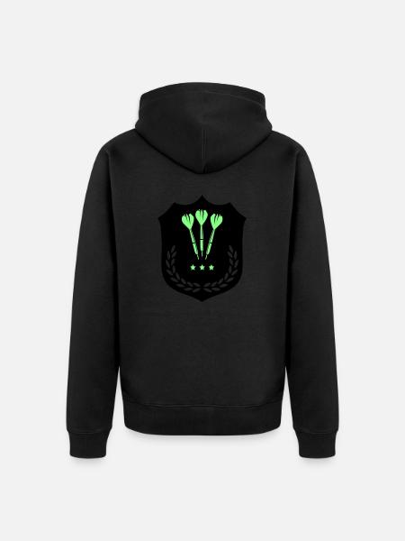 Pinces Armoiries - Veste à capuche bio Premium Unisexe - noir