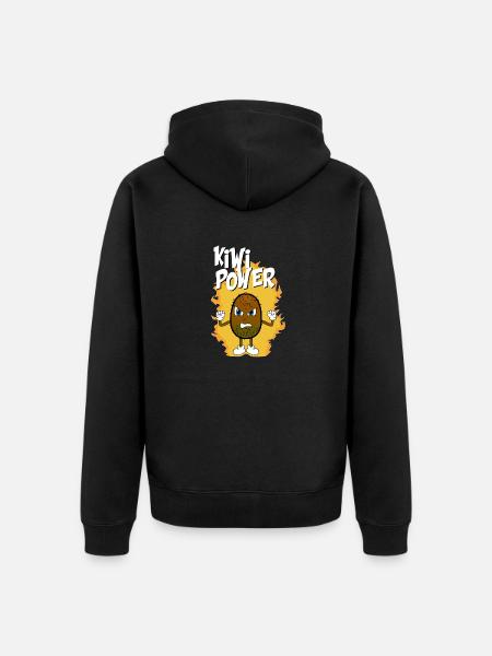 kiwi Power - Veste à capuche bio Premium Unisexe - noir