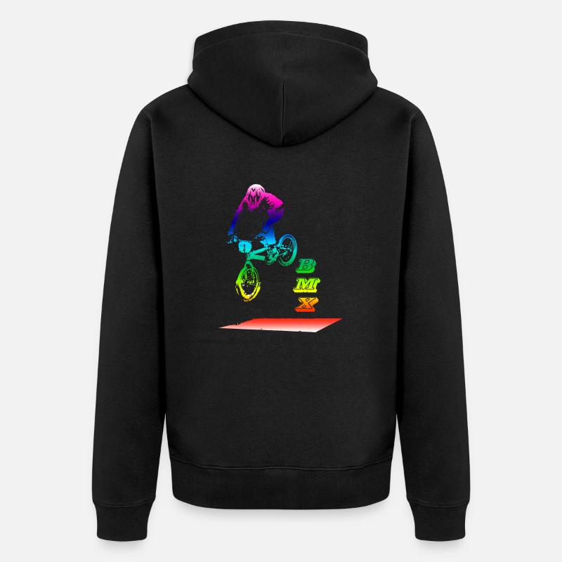 bmx - Veste à capuche bio Premium Unisexe - noir