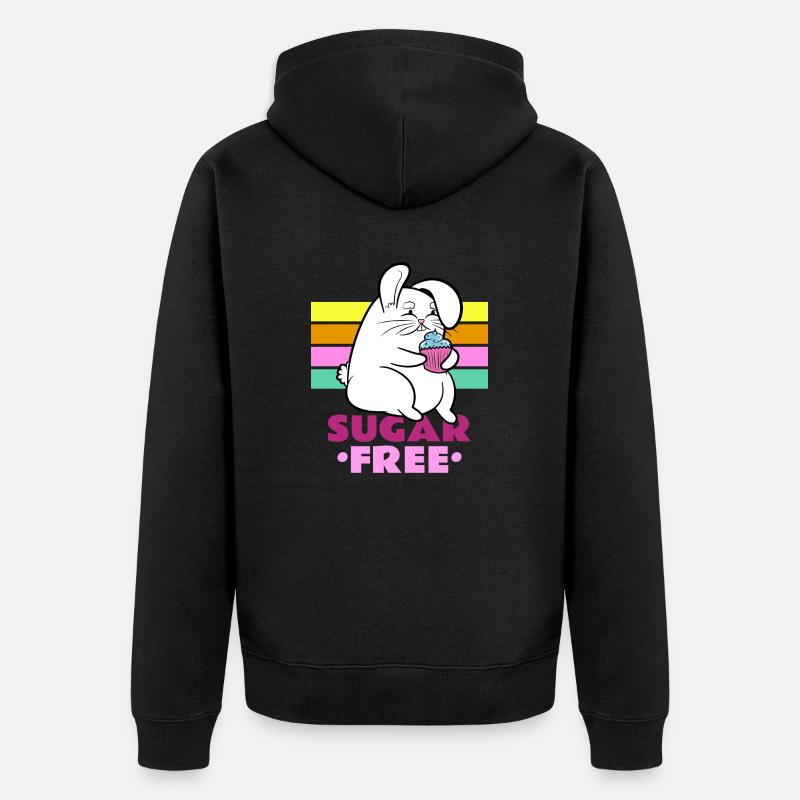 Sugar free - Veste à capuche bio Premium Unisexe - noir