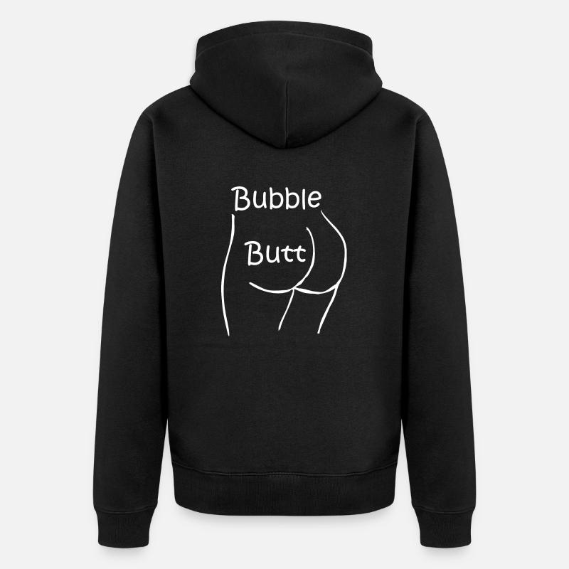 Cul à bulles - Veste à capuche bio Premium Unisexe - noir