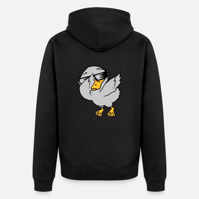 Dabbing Party Ducklings Cool - Veste à capuche bio Premium Unisexe - noir