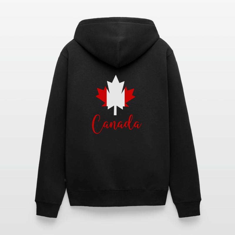 Canada Canada Maple Leaf Unisex Premium Organic Zip Hoodie