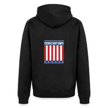 Ne désespérez pas, battez-vous ! - Veste à capuche bio Premium Unisexe - noir - Dos - Nico (187cm)