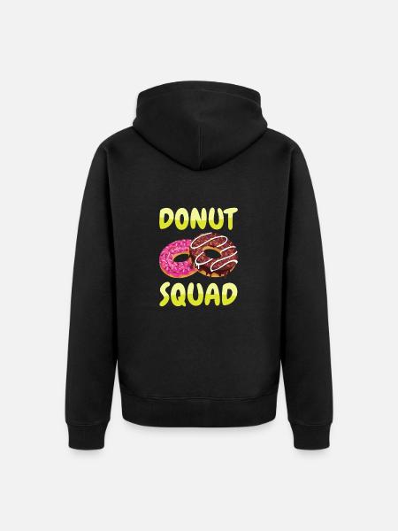 Donut Squad - Unisex Premium Bio Zip Hoodie - Schwarz