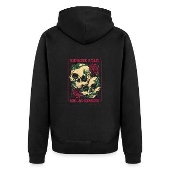 Scenecore est mort Longue vie à Scenecore - Veste à capuche bio Premium Unisexe - noir - Dos - Nico (187cm)