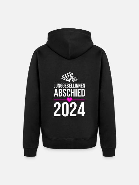 Malle 2024 - Unisex Premium Bio Zip Hoodie - Schwarz