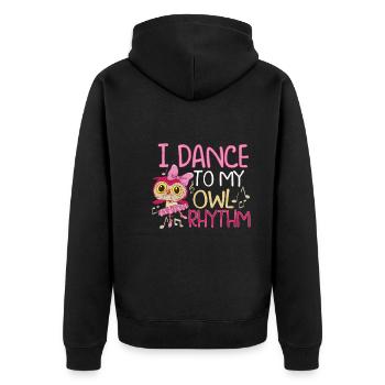 Ballet Ballerina Dance Dancer Dancing Ballet Gift - Unisex Premium Bio Zip Hoodie - Schwarz - Hinten - Nico (187cm)