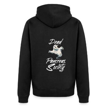 Diabète de type 1 drôle Diabète diabétique Idée cadeau - Veste à capuche bio Premium Unisexe - noir - Dos - Nico (187cm)